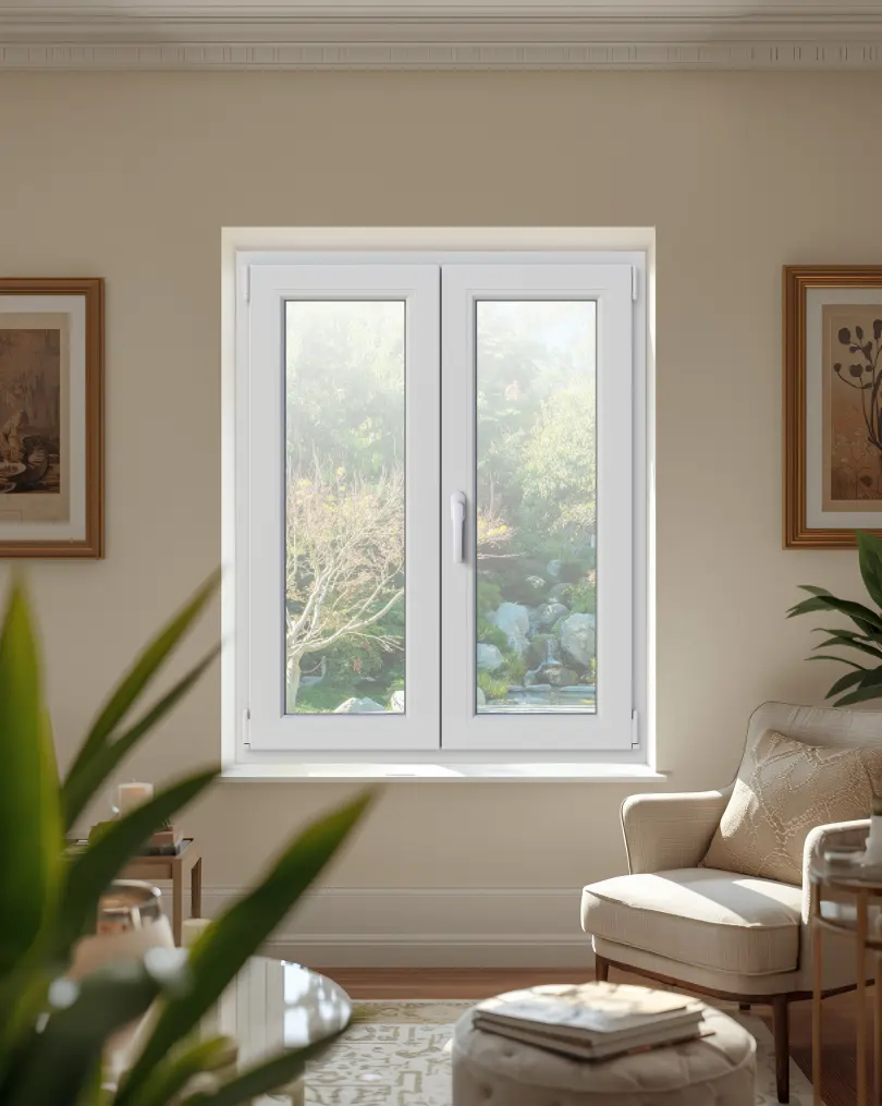 Профильные системы VEKA Softline 70 в интерьере загородного дома
